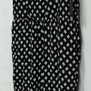 Black and White Floral Jumper